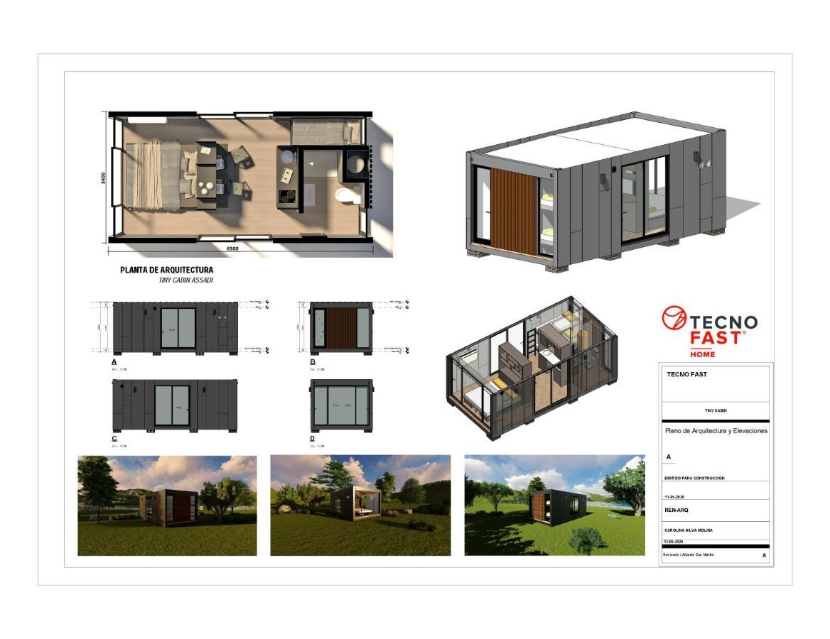 Апартаменти Tiny Colchagua Cabanas Y Padel Санта-Крус Екстер'єр фото