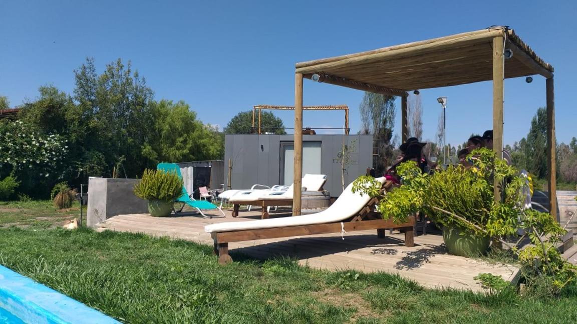 Апартаменти Tiny Colchagua Cabanas Y Padel Санта-Крус Екстер'єр фото